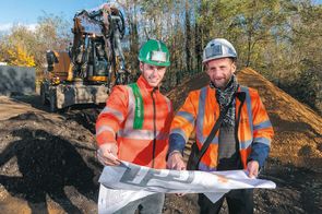 Photo de chargé d'opération travaux sur un chantier