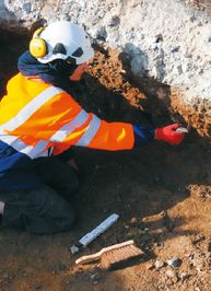 Fouille du site d'archéologie préventive de la place coislin à metz en 2024